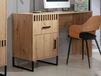 Lamine Bureau 1 porte 1 tiroir chêne artisan