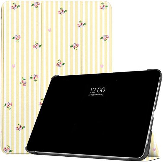 imoshion Tablet Hoes - Geschikt voor Apple iPad Air 5 (2022) / Air 4 (2020) / Air 11 inch (2026) M4 / Air 11 inch (2025) M3 / Air 11 inch (2024) M2 - Design Trifold Bookcase