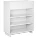 vidaXL Schoenenkast 73 x 38 x 87,5 cm Bewerkt hout Wit