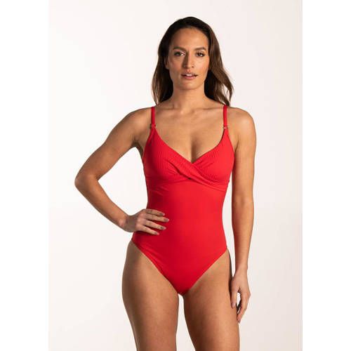 Cyell badpak met textuur rood