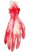 Fiestas Guirca Horror nep afgehakte hand - lichaamsdelen/ledematen - 25 cm - Halloween decoraties