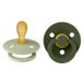 BIBS® Colour - Fopspeen - Sage & Hunter Green - 6-18 maanden - 2 stuks