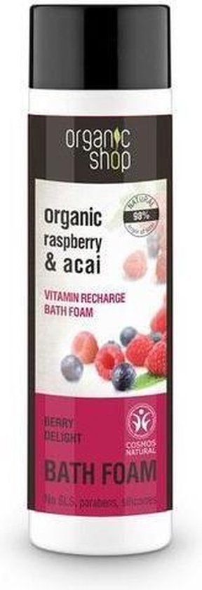 Organic Shop - Organic Raspberry & Acai Vitamin Recharge Bath Foam 500ml