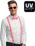 Boland Set Classic neonroze Neon, Roze - Volwassenen - Unisex