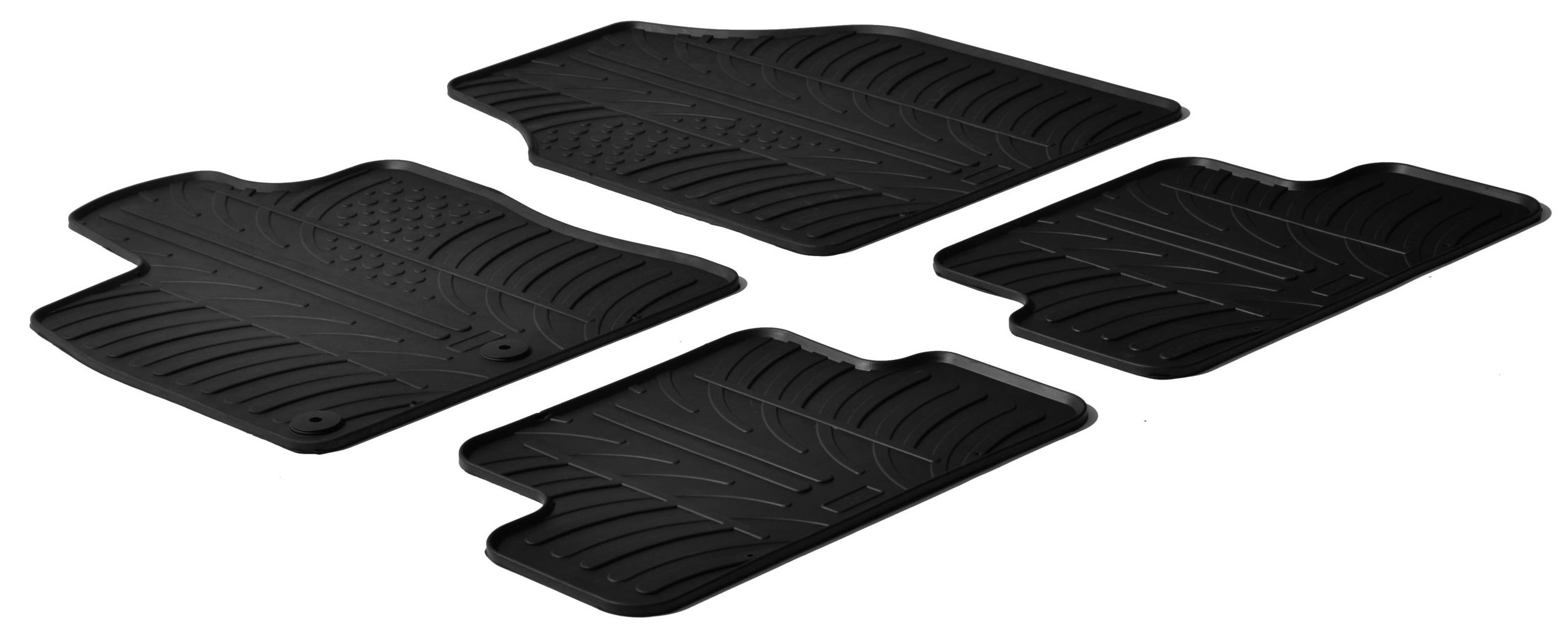 Rubbermatten passend voor Nissan Qashqai 2007-2013 (4-delig)