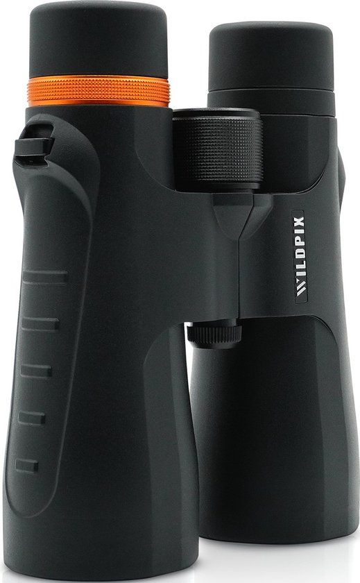 WILDPIX XD 10x50 Waterproof Binoculars - Compact, Gas-Filled for Adults - Black
