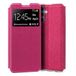 Cool Samsung Cool flip cover hoes voor Samsung A145 Galaxy A14 / A14 5G kunstleer glad roze
