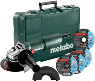 Metabo W750-125 set Haakse slijper - 11500 /min | In kunststof koffer + toebehoren