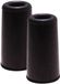 Benson Deurbuffers / deurstoppers - 2x - zwart - rubber - 75 x 40 mm - deurstop