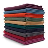 VmG-Store 10 x 0,25 m boordstof, set, slangstof, 70 cm breed, 95% katoen, 5% elastaan, keuze uit jersey (kleurrijk, set van 10)
