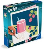 Ravensburger Schilderij op nummer framboos creatief schilderpakket 20x20 cm