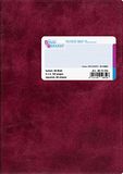 König & Ebhardt 8615242 Zakenboek, A5, geruit, rood