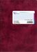 König & Ebhardt 8615242 Zakenboek, A5, geruit, rood
