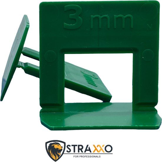 Straxxo Levelling Clips 3 mm - 500 Pieces