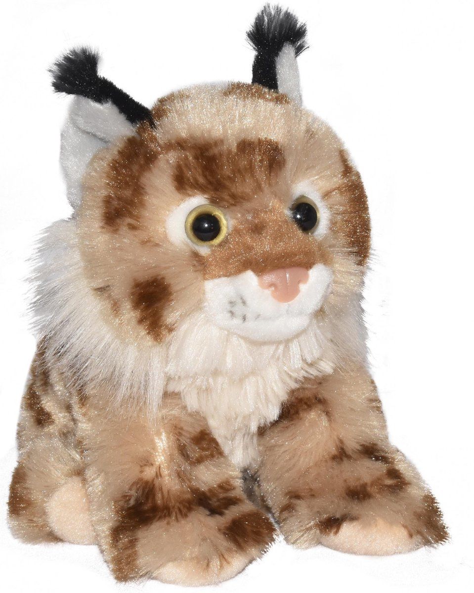 Wild Republic Lynx Junior Knuffel 20 cm Pluche Beige