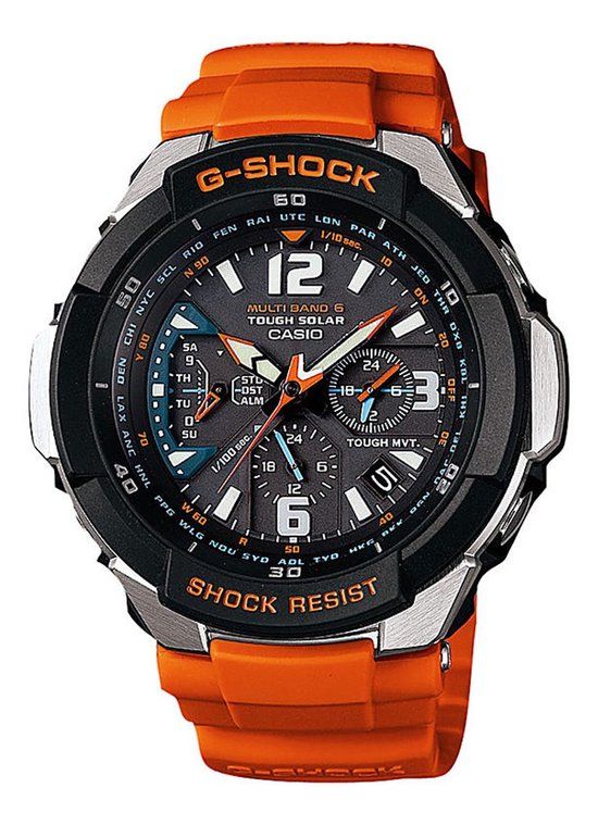 Casio G-Shock Gravity Master GW-3000M-4AER - Herenhorloge - Oranje