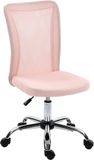 Vinsetto Bureaustoel - Polyester - Roze