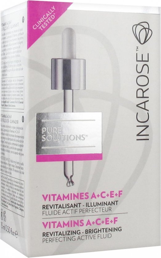 Incarose Pure Oplossingen Vitaminen A C E F 15 ml