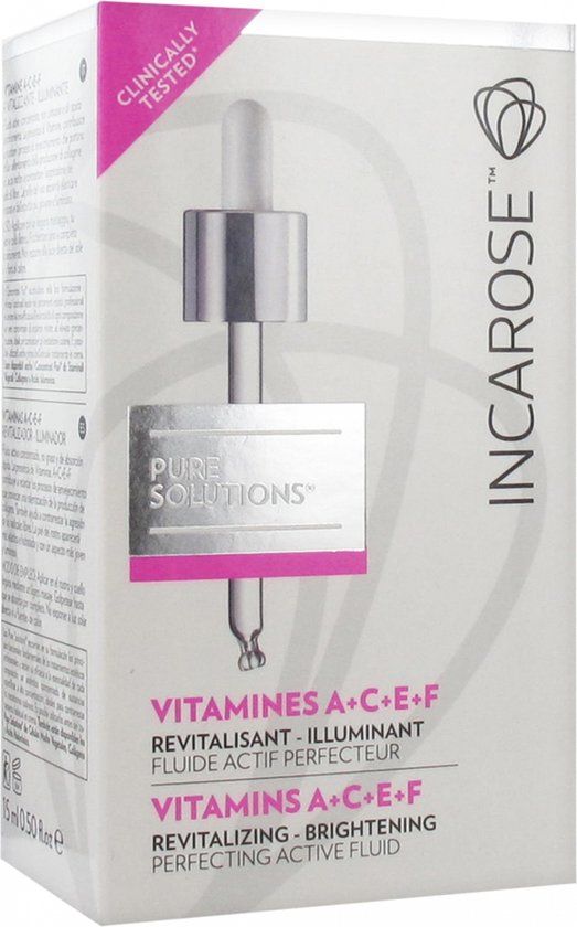 Incarose Pure Solutions Vitaminen A C E F 15 ml