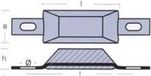 RECMAR Tecnoseal Anodeplaat 0.5kg Zilver