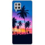 Samsung Galaxy A42 5G Palmiers colores bedrukt siliconen hoesje