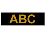 Brother TZe-354 24mm Gold on Black Laminated Tape (8m)