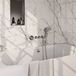 Brauer Carving S02 - Badkraan met Handdouche - Geborsteld RVS PVD - Inbouw - Thermostatisch