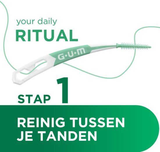 GUM Soft Picks PRO Small - 60 Stuks - Blauw, Dun, Zonder fluoride