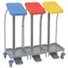 Manutan Expert Chariot à linge - 3 pièces - 3 x 70 l