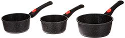 Kamberg - Set Met 3 Steelpotten, Gegoten Aluminium, 20 Cm, Grijs
