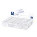 STAEDTLER 526 B40 gomme, rasoplast sans phtalate et sans latex, 16 x 13 x 33 mm, boîte de 40 pièces, blanc