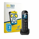 BROTECT Screenprotector 3 Stuks voor Panasonic KX-TGC463 Beschermglas Transparant
