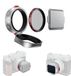 Freewell Pare-soleil pour objectif - Filtre CPL/Mist pour Fuji GFX100RF (Argent)