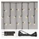 EMOS Connect System basisset standaard, 2,5 m ijsregen kerstlichtketting + 5 m aansluitkabel + voeding met timer, 100 leds, IP44 voor binnen en buiten, warmwitte lichtkleur, 6/18 uur verlichtingsmodus