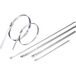 TRU COMPONENTS 1592752 TC-BCT-201203 Serre-câble 201 mm 4.60 mm Argent 1 pièce(s)