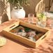 Plateau de service personnalisé - Droit - Beige - 23.5 x 37 cm