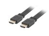 Lanberg câble HDMI 1 m Noir