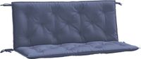 vidaXL Tuinbankkussens 2 stuks 120x50x7 cm Oxford stof marineblauw