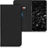 kwmobile hoesje geschikt voor LG G8s ThinQ - Beschermhoes van imitatieleer - Flip cover in zwart