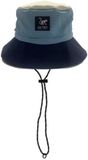 SURF MONKEY EUS SL Waterdichte booniehoed voor heren/dames - One size - Opvouwbaar (blauw)