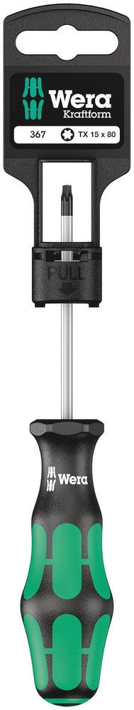 Wera 367 zb schroevendraaier - torx - t15x80mm