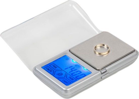 DOMO DO9096W Precisieweegschaal - 0,01g nauwkeurig - Zilver