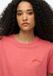 Superdry Essential Washed T-shirt met logo Dames Holly Berry Red