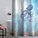 Catherine Lansfield Octopus 180x180cm Douchegordijnpaneel Blauw