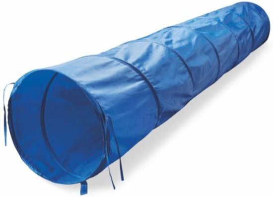 Maxxpro Agility voor de Hond - Hondentunnel met Grondpinnen - 2M - Blauw