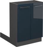 Vicco Fame-Line Keukeneiland – 60 cm zonder werkblad Donkerblauw hoogglans