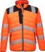 Portwest PW3 Hi-Vis gewatteerd Jack PW371 - Oranje/Zwart - S