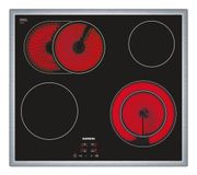 Siemens ET645HN17E - Inbouw keramische kookplaat - Zwart - 4 zones