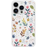 Apple iPhone 14 Fleurs colorees Verstevigd hoesje met sublimatie bedrukking