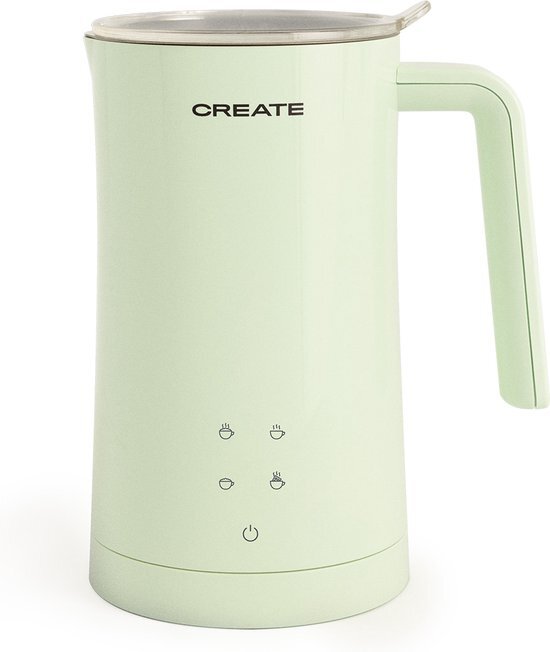 Create - MILK FROTHER STUDIO - Verwarmer voor melkopschuimer - 580ml - 75 °C - Groen